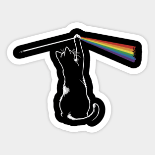 Pink Floyd Funny Cat Sticker